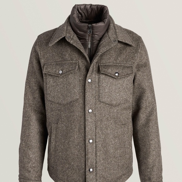 Windsor Removable Bib Shacket - Picture 1 of 6